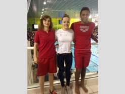 De gauche à droite : Sarah MOREAU, Julie BOUTIN et Paul-Alexis TENDENG;
Nos trois sélectionnés aux Championnats de France Elite en grand bassin 2016.